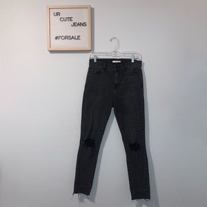 PacSun Black Ripped Jeggings